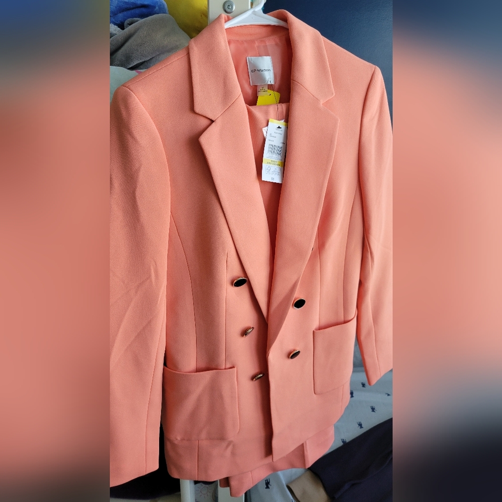 Formal/casual Orange Blazer and pants